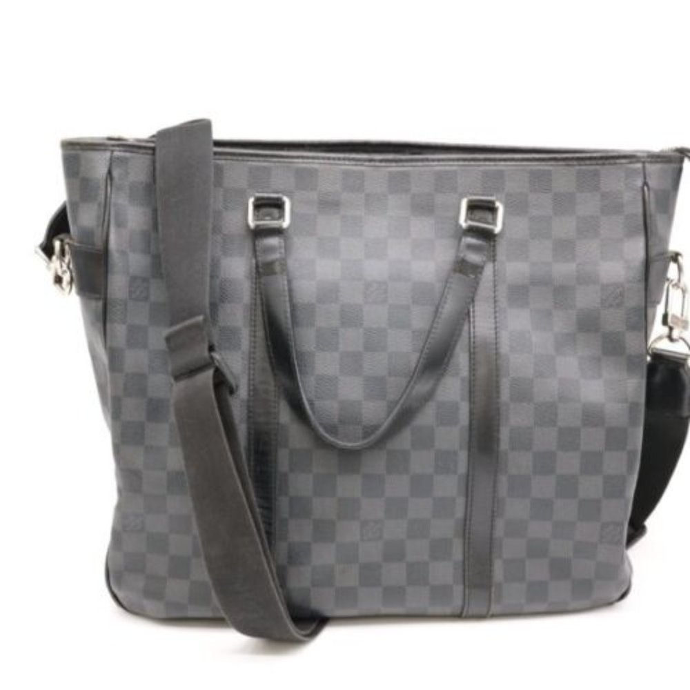 Tadao Damier Graphite Black Shoulder Bag